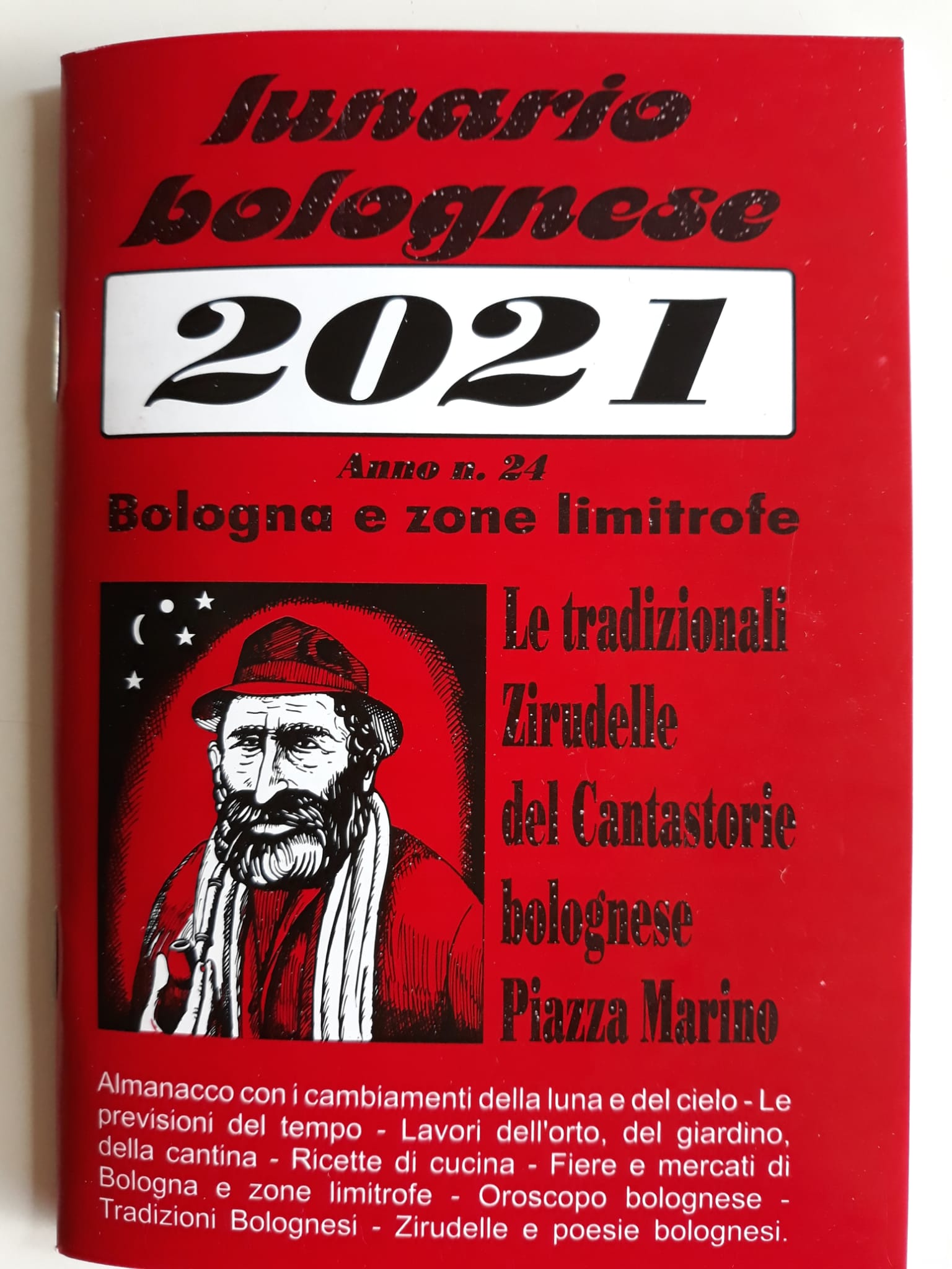 copertina libro lunario bolognese 2021