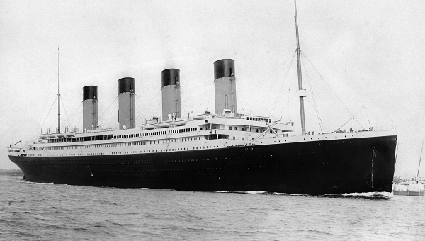 Il Titanic, i cui naufraghi furono salvati dalla nuova invenzione di Marconi.