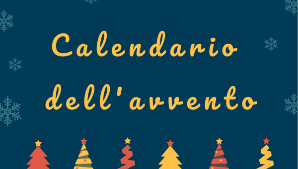 cartolina calendari dell'avvento